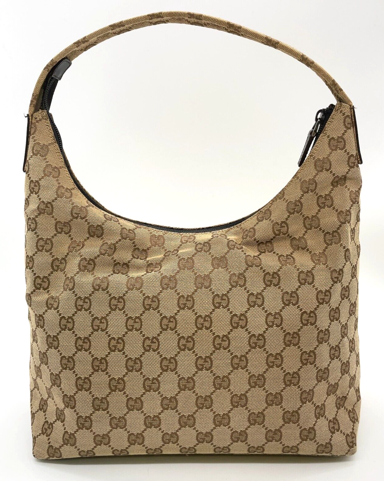 Gucci Double Pocket Zip Hobo GG Canvas Medium