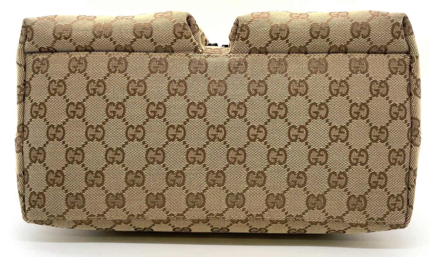 Gucci Double Pocket Zip Hobo GG Canvas Medium