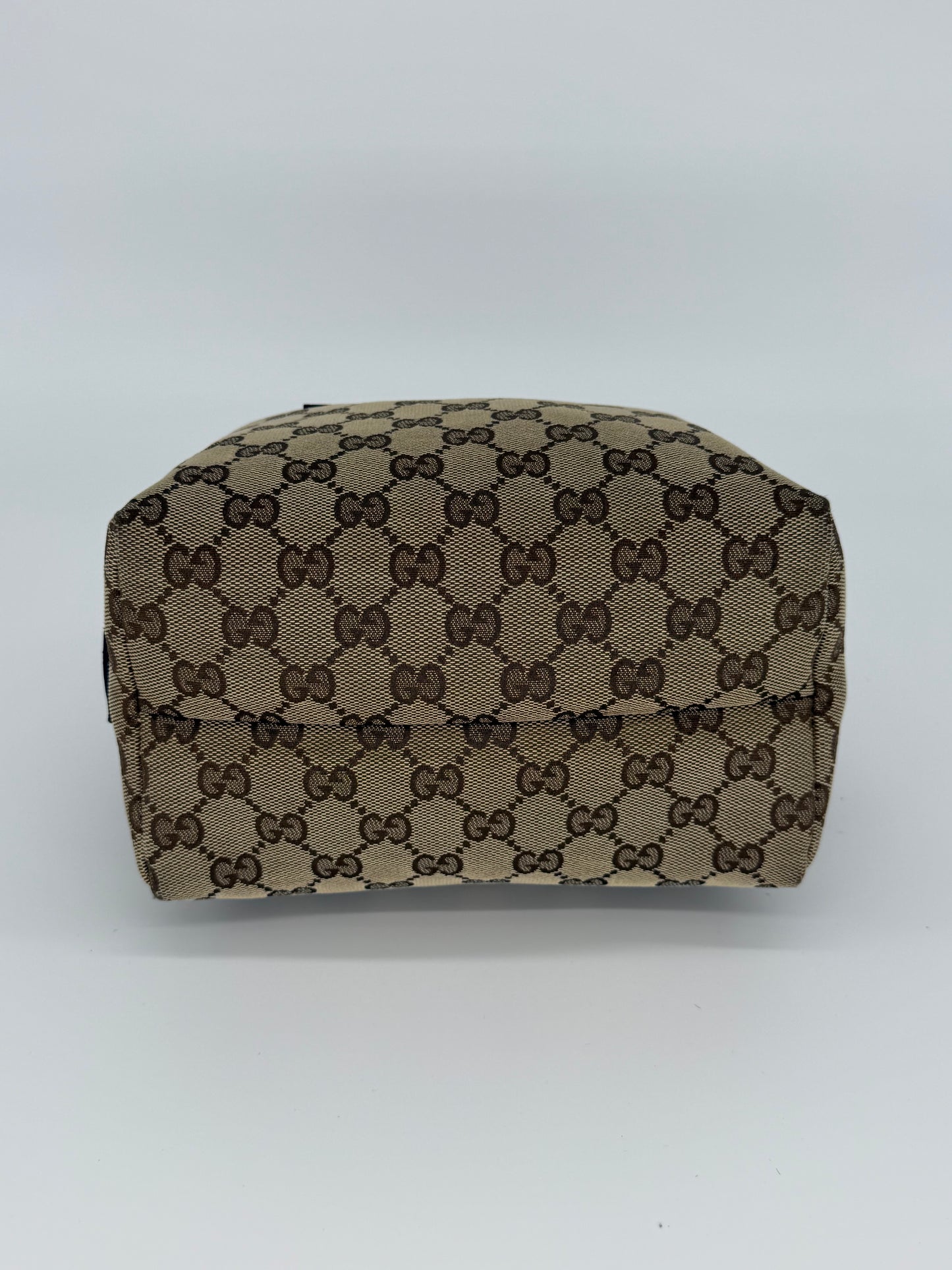 Gucci Zip Around Bowling Bag GG Canvas