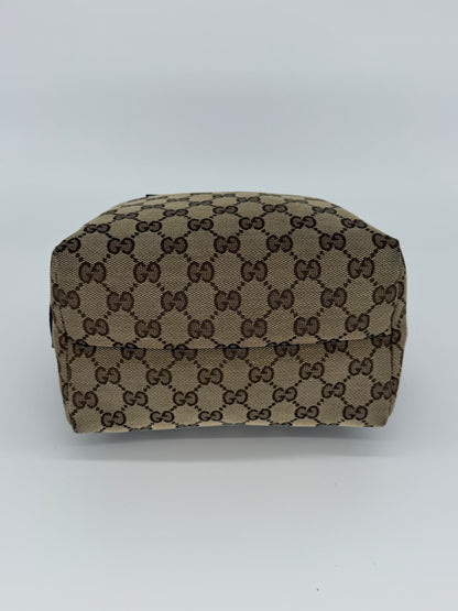 Gucci Zip Around Bowling Bag GG Canvas