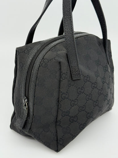 Gucci Zip Around Bowling Bag GG Canvas