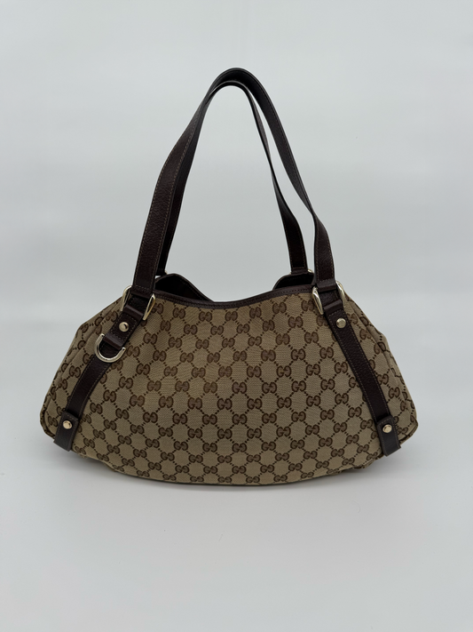 Gucci Abbey Shoulder Bag GG Canvas
