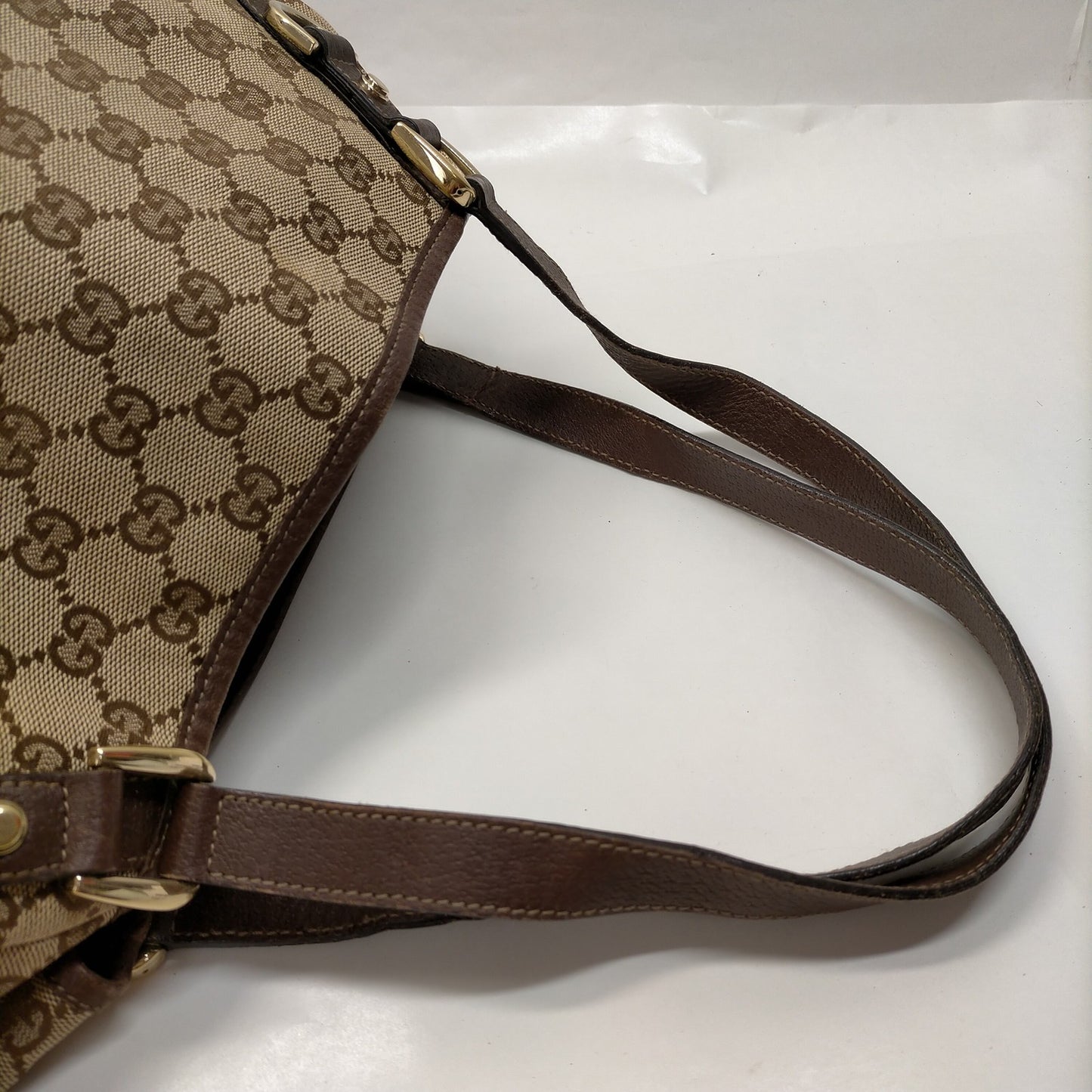 Gucci Abbey Shoulder Bag GG Canvas