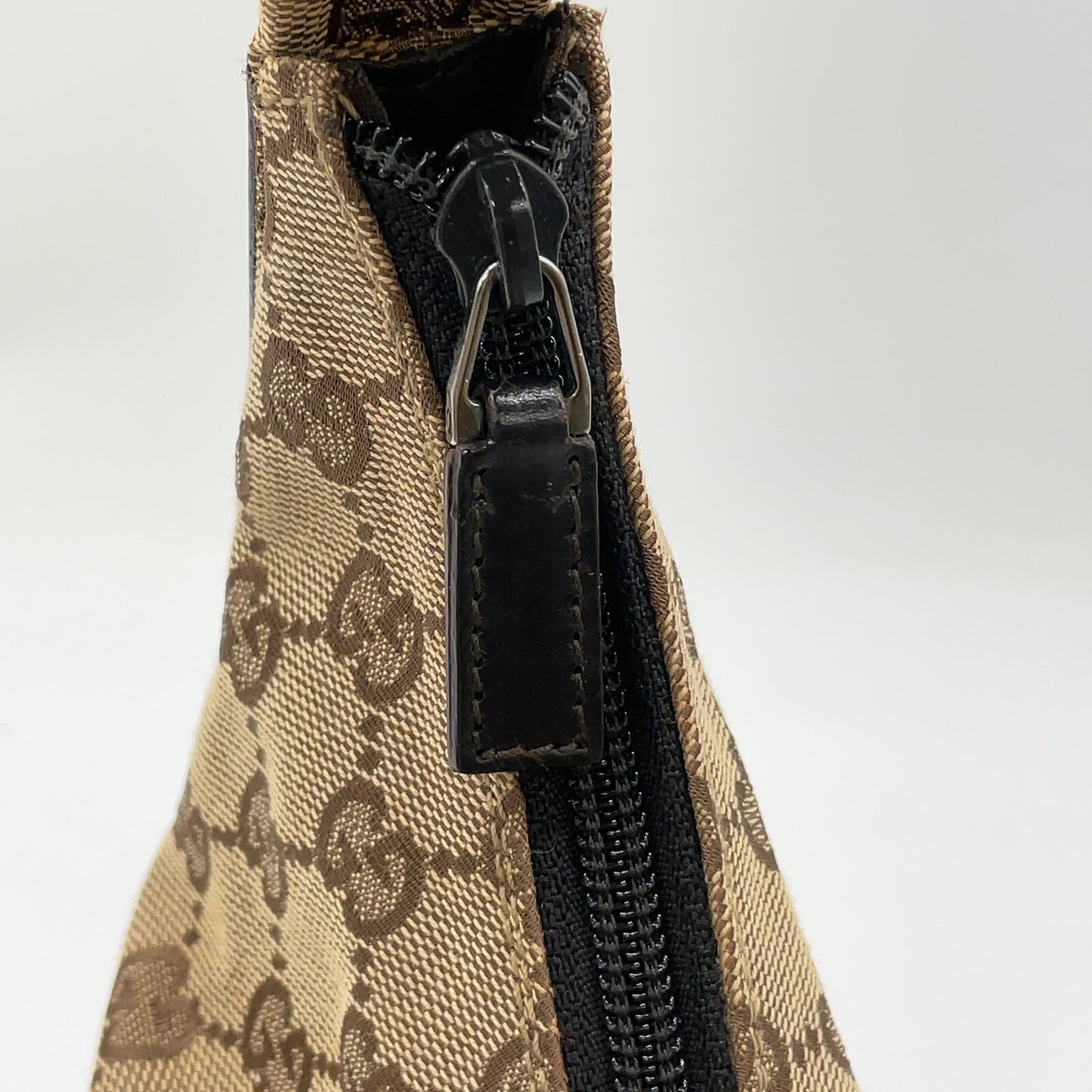 Gucci Double Pocket Zip Hobo GG Canvas Medium
