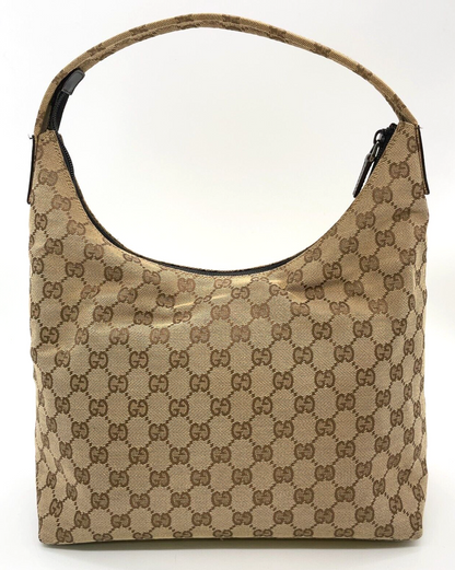 Gucci Double Pocket Zip Hobo GG Canvas Medium