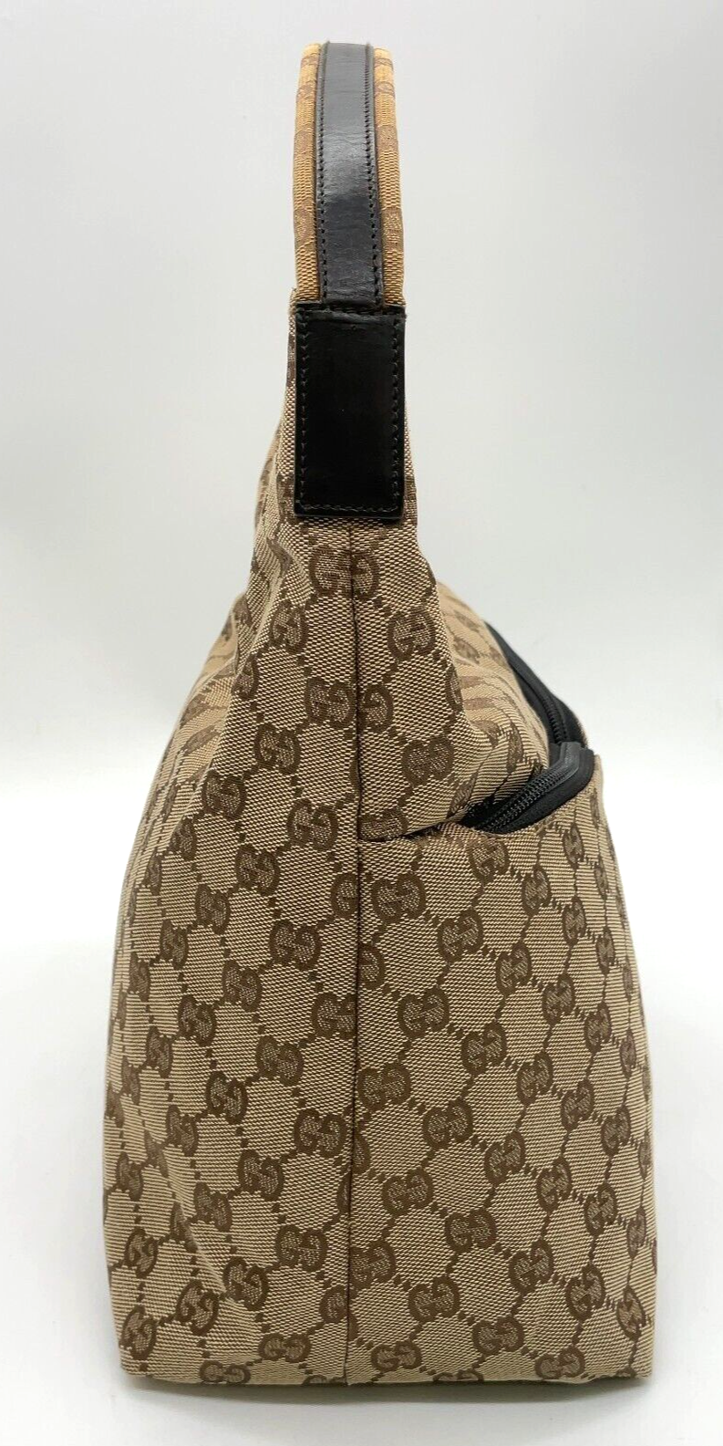 Gucci Double Pocket Zip Hobo GG Canvas Medium