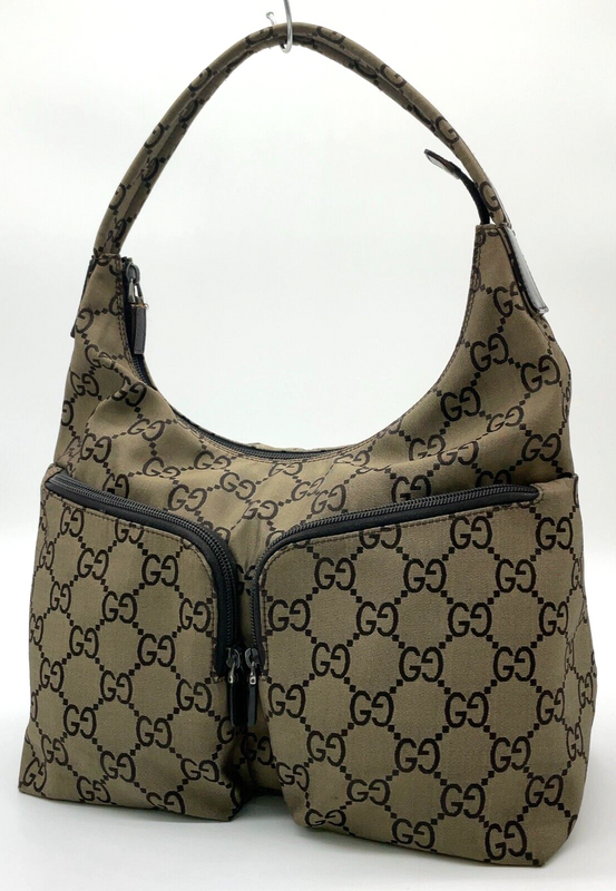 Gucci GG Nylon Hobo Bag